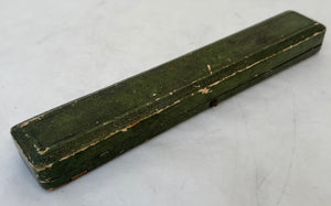 Late 19th Century Cased Ornate Dip Pen.