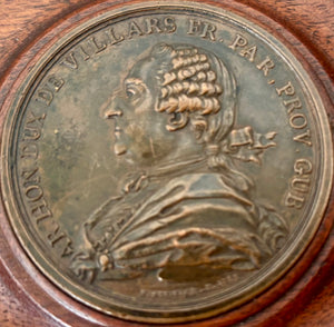Don Honoré Armand de Villars, 2nd Duke of Villars, Roundel. After Duvivier.