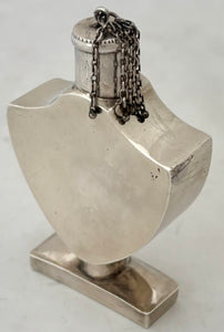 Spanish King's Immemorial Infantry Regiment No.1, 3rd Battalion, Silver Scent Bottle, circa 1810.