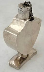 Spanish King's Immemorial Infantry Regiment No.1, 3rd Battalion, Silver Scent Bottle, circa 1810.