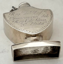 Spanish King's Immemorial Infantry Regiment No.1, 3rd Battalion, Silver Scent Bottle, circa 1810.