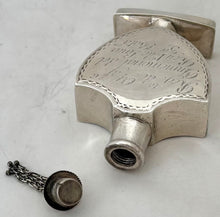 Spanish King's Immemorial Infantry Regiment No.1, 3rd Battalion, Silver Scent Bottle, circa 1810.