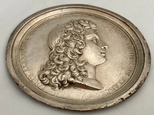 Louis Alexandre de Bourbon Uniface Silvered Relief Medallion: 'Count of Tolouse, Admiral of France'