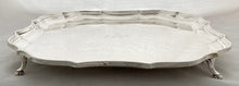 George V Crested Silver Salver. Birmingham 1929 Barker Bros. 47 troy ozs