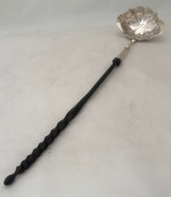 George II Double Lipped Silver Toddy Ladle. London 1746 Isaac Duke.