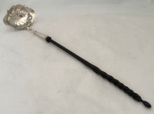 George II Double Lipped Silver Toddy Ladle. London 1746 Isaac Duke.