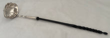 George II Double Lipped Silver Toddy Ladle. London 1746 Isaac Duke.
