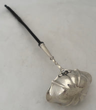 George II Double Lipped Silver Toddy Ladle. London 1746 Isaac Duke.