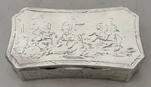 Lieutenant Colonel Dottin Maycock, 16th (Queens) Lancers, Silver Table Snuff Box. London 1841 Charles Rawlings & William Summers. 10.8 troy ounces.