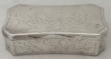Lieutenant Colonel Dottin Maycock, 16th (Queens) Lancers, Silver Table Snuff Box. London 1841 Charles Rawlings & William Summers. 10.8 troy ounces.