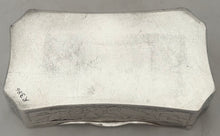 Lieutenant Colonel Dottin Maycock, 16th (Queens) Lancers, Silver Table Snuff Box. London 1841 Charles Rawlings & William Summers. 10.8 troy ounces.