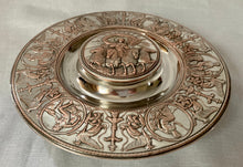 Victorian Neoclassical Silver Plated Inkstand. Elkington & Co. 1873.