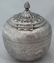 Hukin & Heath Persian Style Silver Plate on Copper Biscuit Box, circa 1870 - 1880.