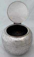 Hukin & Heath Persian Style Silver Plate on Copper Biscuit Box, circa 1870 - 1880.
