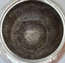 Hukin & Heath Persian Style Silver Plate on Copper Biscuit Box, circa 1870 - 1880.
