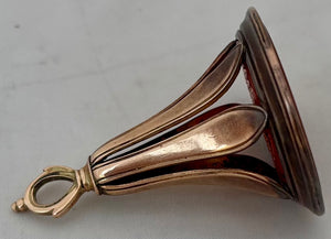 Captain Alexander Hood (1758 - 1798) of HMS Mars, Gold & Carnelian Armorial Fob Seal, circa 1792 - 1798.