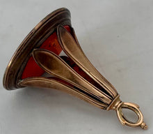 Captain Alexander Hood (1758 - 1798) of HMS Mars, Gold & Carnelian Armorial Fob Seal, circa 1792 - 1798.