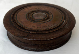 The Betsy Cains (Former 17th Century Royal Yacht) Snuff Box Made from Her Wreck.