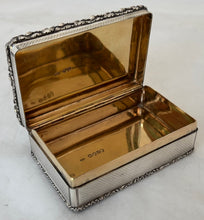 Lieutenant William Greet, Royal Navy, Silver Table Snuff Box. London 1845 Edward Edwards. 8.7 troy ounces.