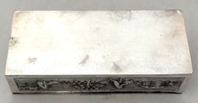 Indian Lucknow Village Pattern Silver Box, circa 1890 - 1910. 4.1 troy ounces.