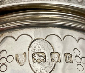 George V Replica Elizabethan Silver Lidded Tankard. London 1920 Tessiers. 23.5 troy ounces.