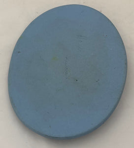 Admiral Lord Richard Howe, 1st Earl Howe, Wedgwood Blue Jasperware Portrait Profile Medallion.