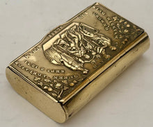 William IV & Queen Adelaide 1831 Coronation Brass Snuff Box.