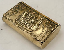 William IV & Queen Adelaide 1831 Coronation Brass Snuff Box.