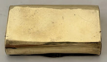 William IV & Queen Adelaide 1831 Coronation Brass Snuff Box.