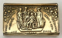 William IV & Queen Adelaide 1831 Coronation Brass Snuff Box.