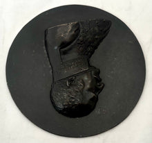 The Battles of Leipzig & Waterloo, Field Marshal Blucher, Prince of Wahlstatt, Cast Iron Roundel, After Leonhard Posch.