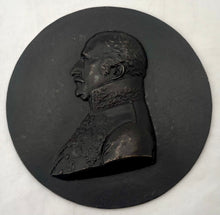The Battles of Leipzig & Waterloo, Field Marshal Blucher, Prince of Wahlstatt, Cast Iron Roundel, After Leonhard Posch.