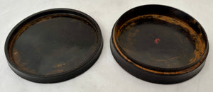 The Battles of Waterloo & Leipzig, Field Marshal Blücher, Prince of Wahlstatt, Portrait Profile Stobwasser Type Snuff Box.
