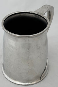 Arts & Crafts Pewter Tankard, circa 1900. After Oliver Baker.
