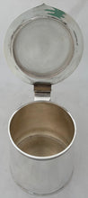Charles II Style Large Silver Lidded Tankard. London 1932 Tessiers Ltd. 32.4 troy ounces.