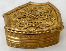 Ornate Continental Gilt Metal Jewel Casket, circa 1900.
