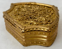 Ornate Continental Gilt Metal Jewel Casket, circa 1900.