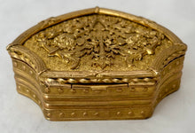 Ornate Continental Gilt Metal Jewel Casket, circa 1900.