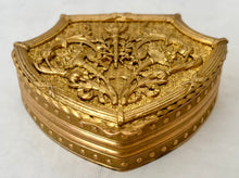 Ornate Continental Gilt Metal Jewel Casket, circa 1900.