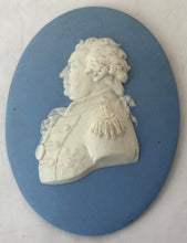 Admiral Adam Duncan, 1st Viscount Duncan, Wedgwood Jasperware Portrait Profile Medallion.