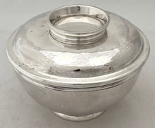George I Style Silver Britannia Standard Sugar Bowl & Cover. London 1916 Vander & Hedges. 19.3 troy ounces.