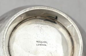 George I Style Silver Britannia Standard Sugar Bowl & Cover. London 1916 Vander & Hedges. 19.3 troy ounces.