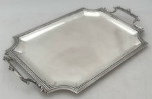 Ornate French Silver Tray. Paul Canaux et Cie., Paris, circa 1900. 11.6 troy ounces.