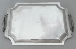 Ornate French Silver Tray. Paul Canaux et Cie., Paris, circa 1900. 11.6 troy ounces.