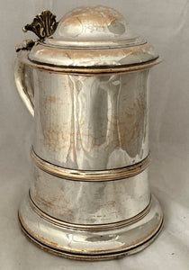 Georgian, George III, Old Sheffield Plate Tankard. Tudor & Leader, Sheffield, circa 1760 - 1770
