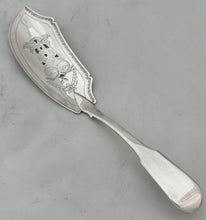 George III Scottish Silver Fish Slice. Edinburgh 1810 Robert Gray & Son. 3.9 troy ounces.