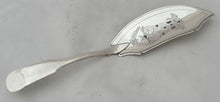 George III Scottish Silver Fish Slice. Edinburgh 1810 Robert Gray & Son. 3.9 troy ounces.