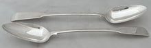 George III Pair of Scottish Silver Basting Spoons. Edinburgh 1815 Matthew Craw. 5.9 troy ounces.