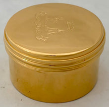 James Lindsay, 26th Earl of Crawford & 9th Earl of Balcarres Gold Plated Box. Thornhill, London, circa 1900.