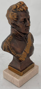 The Duke of Wellington 19th Century Bronzed and Gilt Metal Bust.